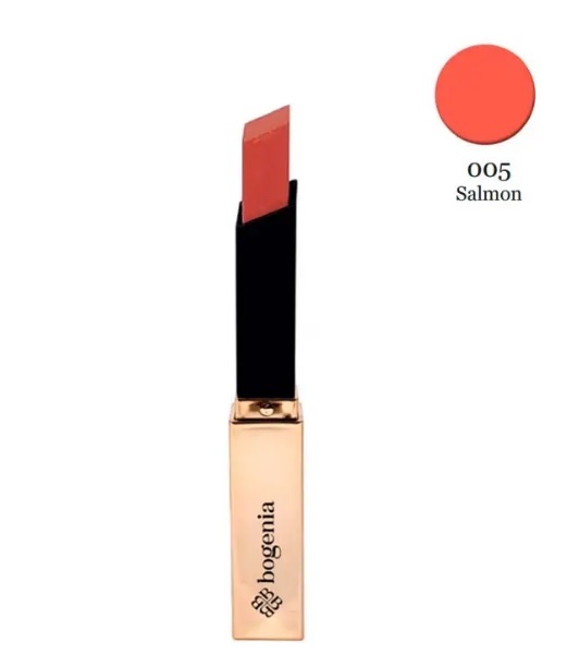 Bogenia BG700 Помада для губ "Gel Lipstick" тон 005,лосось  2.2 гр