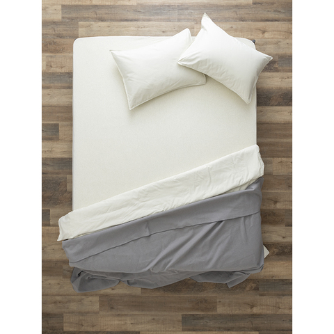 Простыня на резинке 180x200x30см Tkano Essential серо-бежевая tk23-fs0010