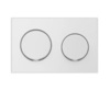 Vitra 730-0280EXP Панель смыва Uno, круглые кнопки, глянцевый хром для инсталляций 720-xxx-xx