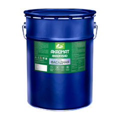 AKROMAT AKROFASAD (АКРОМАТ АКРОФАСАД) краска фасадная до -15 С° /25 кг/ серый