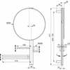 Ideal Standard BD587RO IS BD587RO ALU+ Beauty Bar S Комплект аксес:штанги 700, зеркало, крепление,полочка,стакан,полотенцед