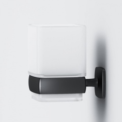 Стеклянный стакан с настенным держателем, AM.PM Gem - A9034322