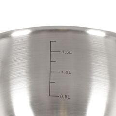Кастрюля нерж, 1.9 л, с крыш, Daniks, Мальта, GS-01345KS-16CA, индукц