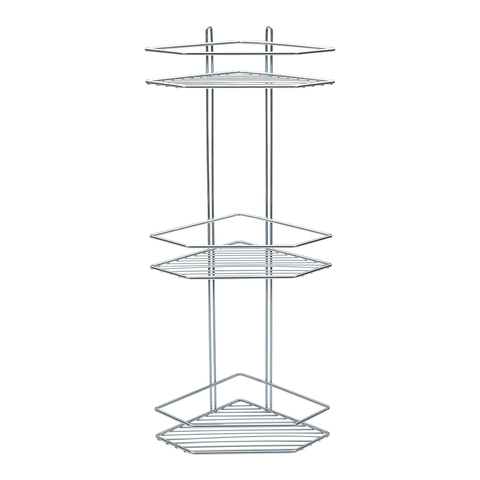Полка для ванной 3-х ярусная угловая