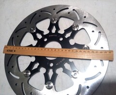 Диск тормозной задний на Harley Davidson TOURING Road Glide, Electra Glide, Road King и другие / плавающий