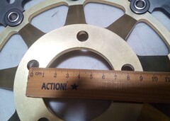 Диск тормозной передний лепестковый на Suzuki GSX 750 1997-2003 / VZ MARAUDER 800 1996-2006