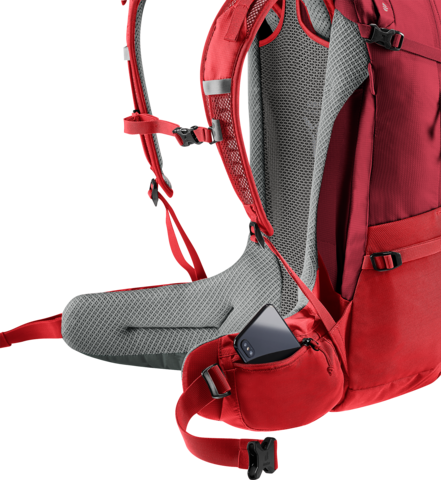 Картинка рюкзак туристический Deuter Futura 27 Masala/Cherry - 5