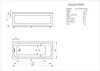 Aquatek MIY180.80.KAR55.EKR83 MIY180.80.KAR55.EKR83 Ванна Мия 180*80 + каркас + фронтальный экран