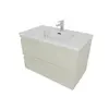 Aquatek AQ77080-GS AQ77080-GS Комплект мебели: Тумба 80см ВЕГА с раковиной AQ0480-00, 2 ящика,  цвет шалфей зеленый