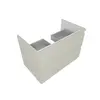 Aquatek AQ77080-GS AQ77080-GS Комплект мебели: Тумба 80см ВЕГА с раковиной AQ0480-00, 2 ящика,  цвет шалфей зеленый