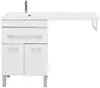 Aquanet 239947 Тумба с раковиной Верона 120 L напольная 1 ящ. 2 дв. цв.белый (239947)