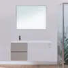 Aquanet 243774 Тумба с раковиной Алвита 120 R цв.капучино (243774)