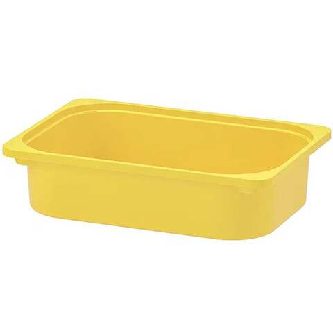 Ящик для хранения FORVARING SLADA GUL, размер: 42*30*10 см, цвет: жёлтый