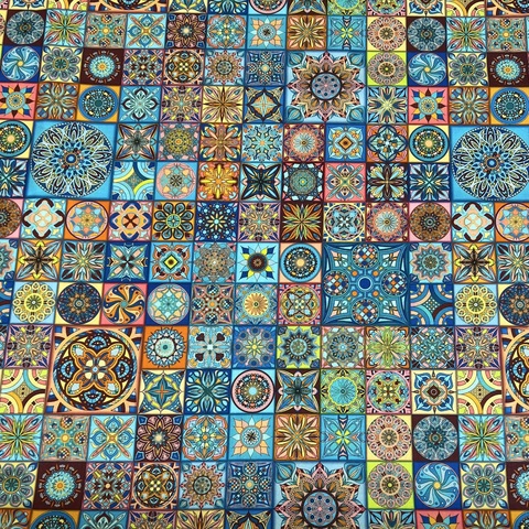 ПРЕДЗАКАЗ, МАРРАКЕШ ГОЛУБАЯ ЛАГУНА 100% хлопок