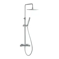 Ramon Soler 265402RK250 Термостат для душа с ручным и тропическим душем металлический 250 мм телескопический Хром фото