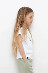 фуфайка  для девочки  КР 302268/белый к439