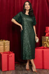 Платье праздничное Валерия (зеленое) П14450-39М LT Collection
