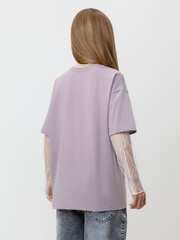 фуфайка  для девочки  КР 302867/сиреневый 3304 к621