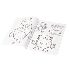 
          Раскраска А4 Alingar "Детские монстрики", 6 л., офсетная обложка