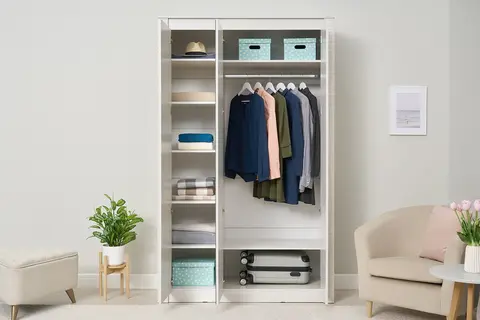 Шкаф трехстворчатый Монако ШК-38 ясень белый