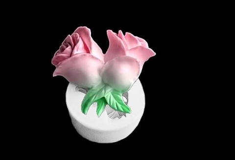 Силиконовый молд Бутоны роз 2 D