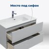 Aquanet 306152 Тумба с раковиной Алвита new 70 2 ящ. цв. серый (306152)