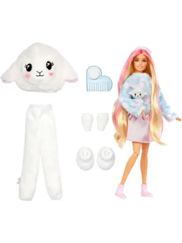 Кукла Барби Cutie Reveal Милашка-проявляшка Овечка HKR03