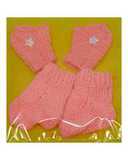 Комплект носки+варежки - Розовый. Одежда для кукол, пупсов и мягких игрушек.