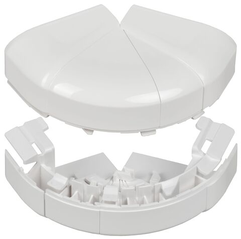 DLP Угол внешний изменяемый 105х50мм белый IEK