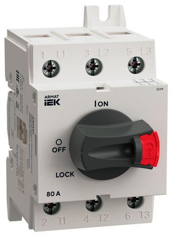 ARMAT Выключатель-разъед. SDM 3P 80А IEK