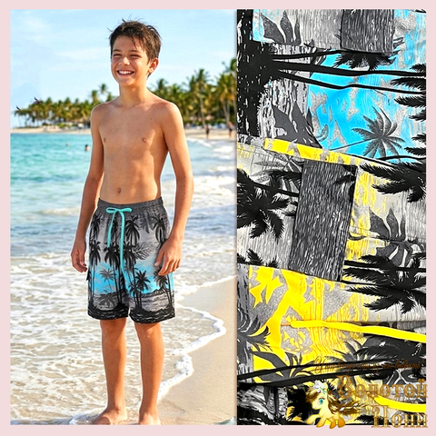 Шорты пляжные м (140-170) 260331-LT2566