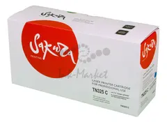 Картридж Sakura TN325C для Brother, голубой, 3500 к.
