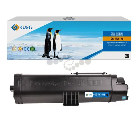 Картридж G&G TK-1178 для Kyocera ECOSYS M2540dn, M2040dn, M2640idw 7200 стр. (1T02S50AX0 GG-TK1178)
