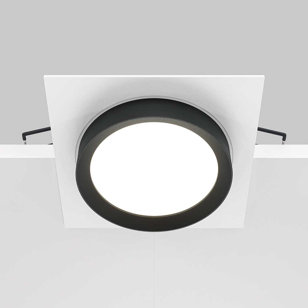 Встраиваемый светильник Maytoni Hoop DL086-GX53-SQ-WB