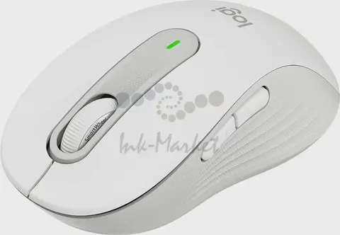 Мышь беспроводная LOGITECH M650 L белый/серый (USB/BT, 4000dpi, 5but) (910-006392)