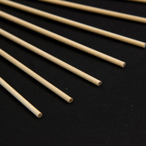 Палочки деревянные для леденцов, h=20 см, d=3 мм, 50 шт.