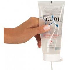Вагинальная смазка Just Glide с ароматом клубники 200 мл.