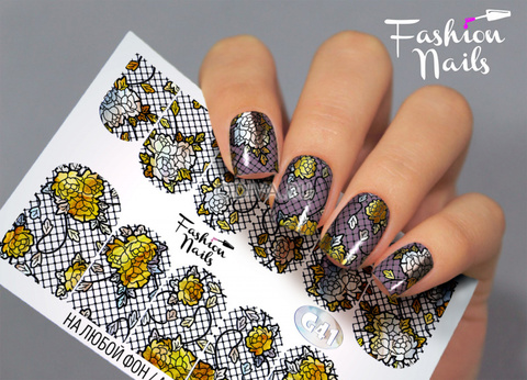 Слайдер-дизайн Fashion Nails Серия G № 41