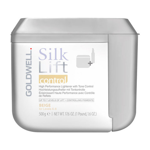 Goldwell SilkLift Control Beige Level 6-8 - Осветляющий порошок с цветным пигментом бежевый