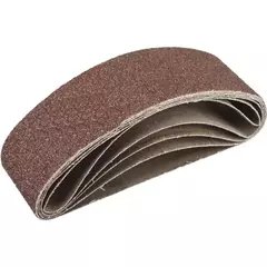 ЗУБР 75х533 мм, P40, лента шлифовальная СТАНДАРТ, для ЛШМ, 5 шт.