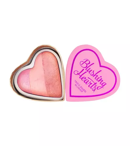 Revolution Beauty Blushing Hearts Triple Baked Blusher - Candy Queen Of Hearts