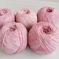 Хлопок интерьерный ручного окрашивания Home Denim Cotton 500гр, 400м/100гр, 315 Розовый