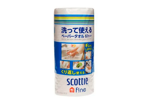 Бумажные полотенца многоразовые Scottie, рулон