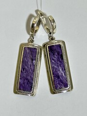 Трунса (серьги из серебра)