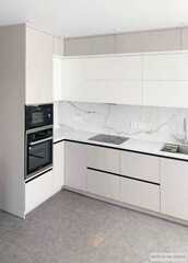 Кухня с антресолями на заказ