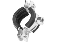 ЗУБР 3/4?, цинк, 9 шт, трубный хомут с гайкой (37850-25-29)