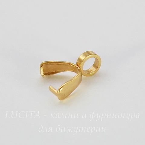 Держатель для кулона 9х5х2,5 мм (цвет - золото)
