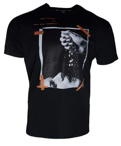 The Saints Sinphony | Футболка мужская VITAMINS BLACK AND ORANGE TS3299 перед