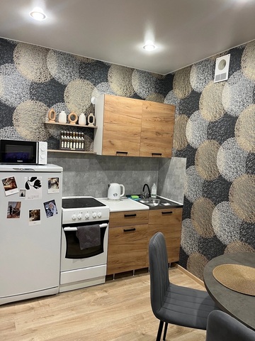 Кухня Рио 1.0 м бетон светлый / бетон темный