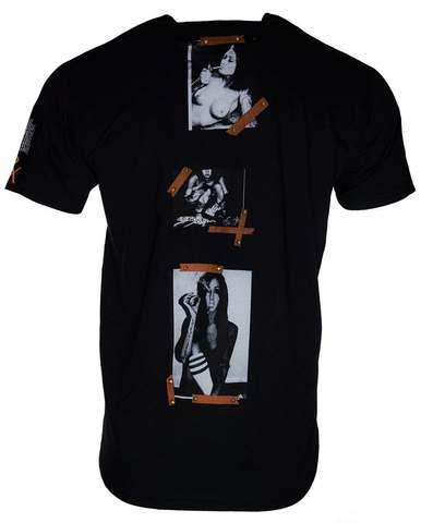 The Saints Sinphony | Футболка мужская VITAMINS BLACK AND ORANGE TS3299 спина